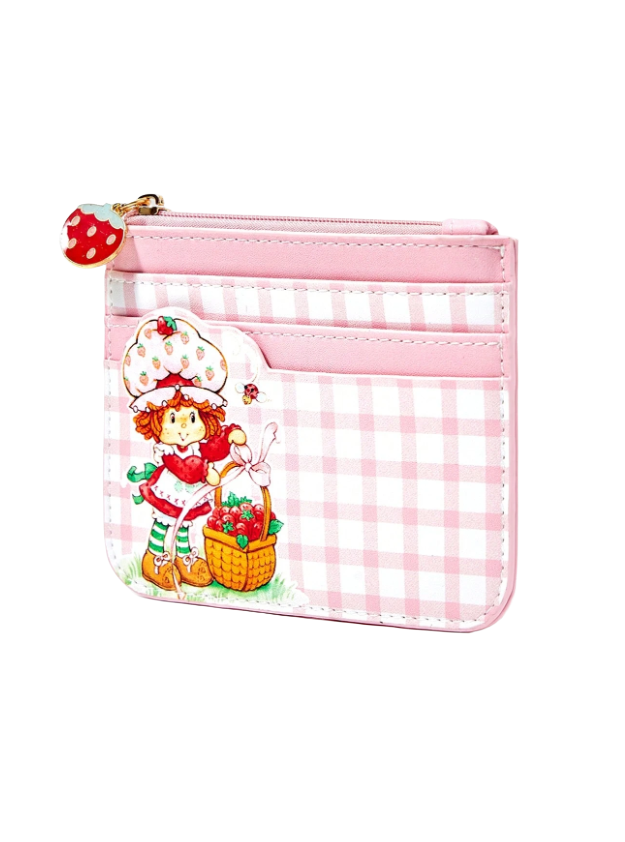 White strawberry card holder