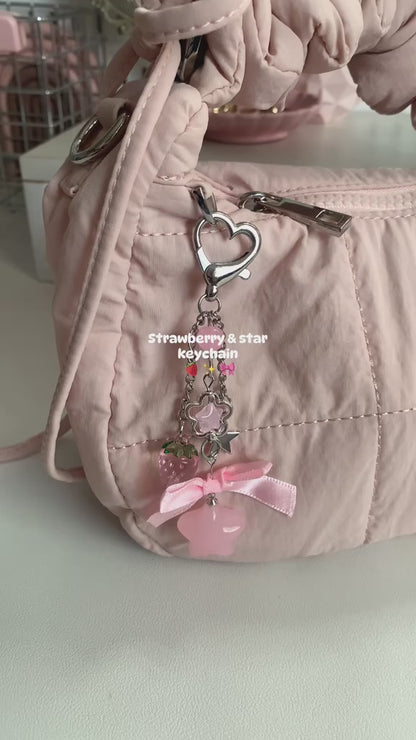Pink strawberry chain